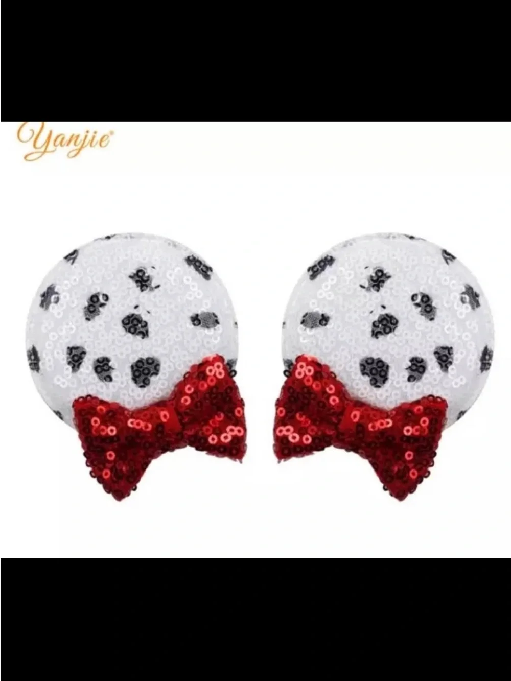 New! Bulk Lot of 29 Sets Minnie Ear Hair Clips with Bows-Wholesale Pricing